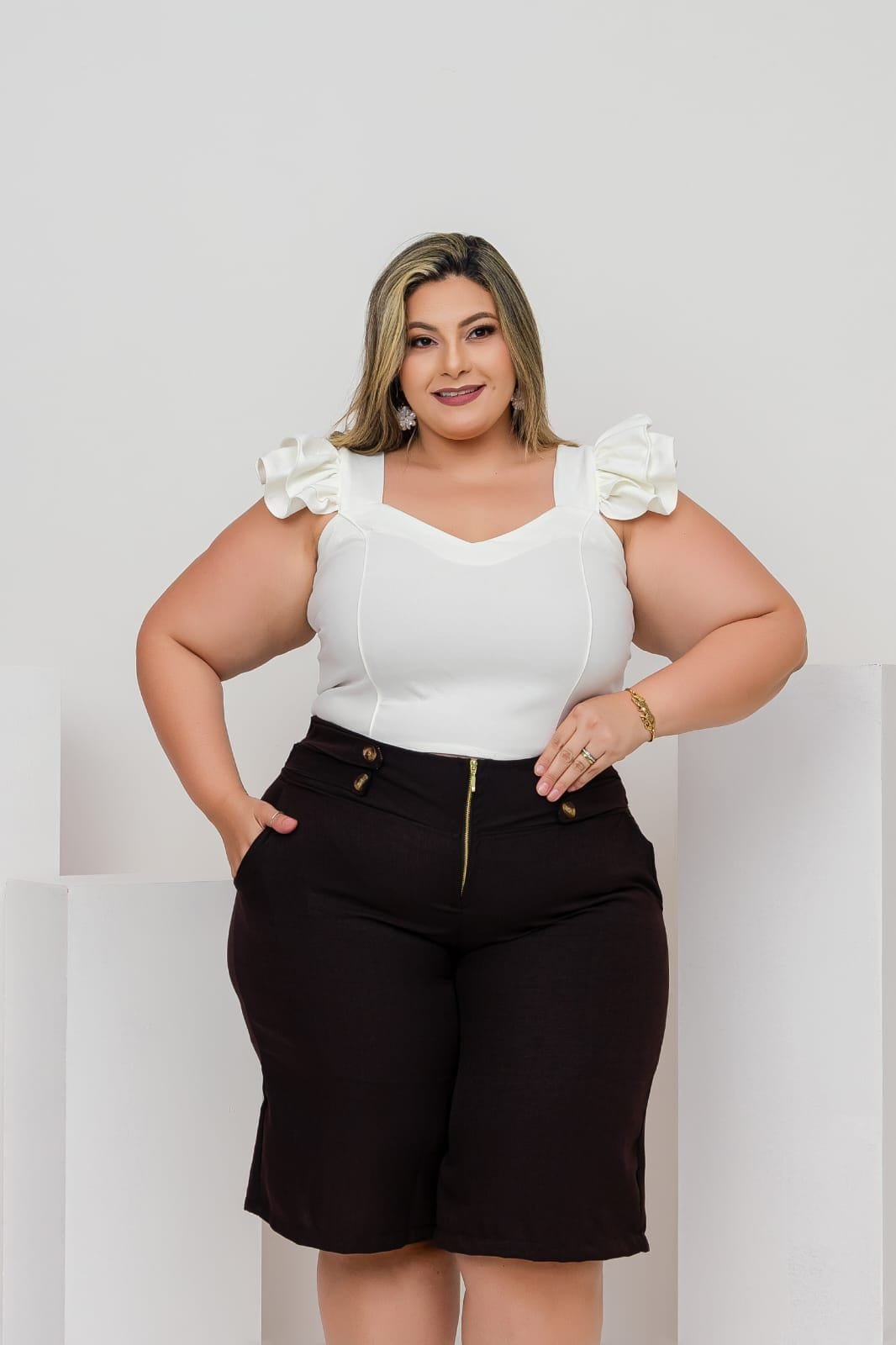 CONJUNTO+PLUS+SIZE+FEMININO