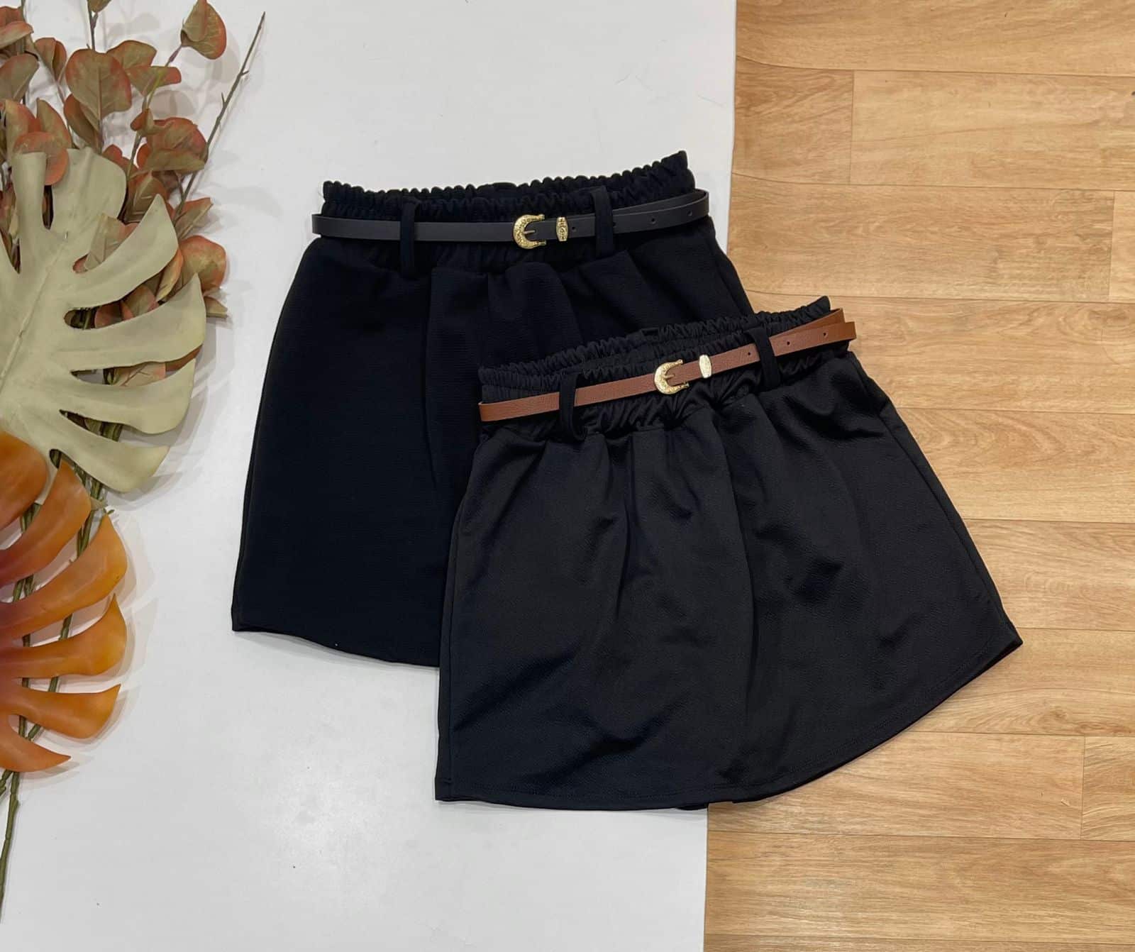 Short Saia Feminino com Elastano Cintura Alta Confortável Ajuste Perfeito Short Saia Feminino com Elastano Cintura Alta Confortável Ajuste Perfeito