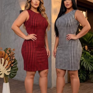 Vestido Tubinho Feminino com Elastano Toque Macio e Caimento Perfeito