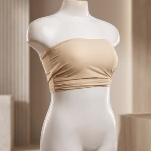 Top Faixa Malha Suede Plus Size