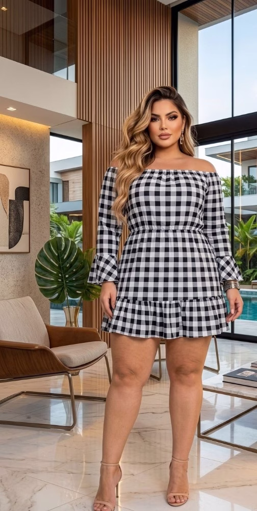vestido plus size feminino